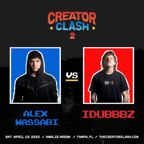 creator clash card|Creator Clash 2 full fight card including iDubbbz vs Alex Wassabi